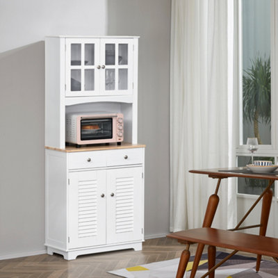 White dining deals room storage cabinet