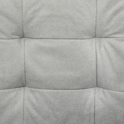 HOMCOM Compact Loveseat Sofa 2 Seater Sofa with Wood Legs, Light Grey