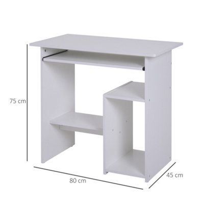 Small desk deals with storage