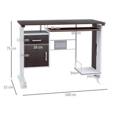 28 inch deals desk