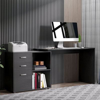 Black home deals office desk