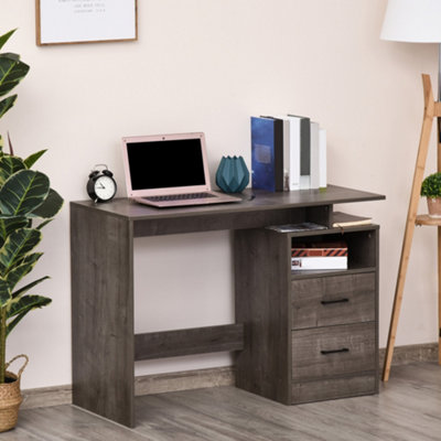 Wood grain outlet desk