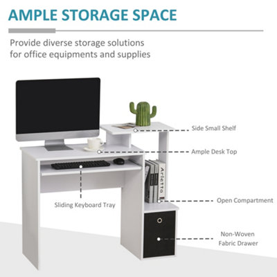 Cube storage deals computer desk