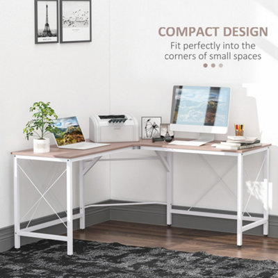 Small corner deals desk and chair