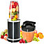 HOMCOM Countertop Blender 1000W Smoothie Maker with 0.7L and 0.35L Mix Cup
