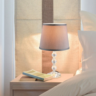 Bedside lamp with switch deals on base