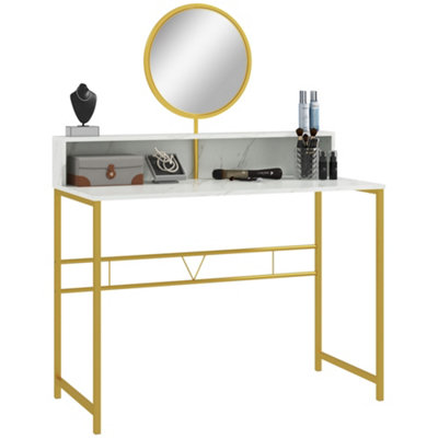 Marble vanity deals table