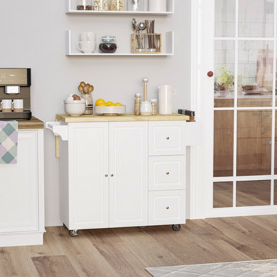 Drop leaf shop kitchen counter