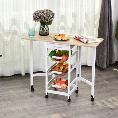 Diy drop leaf table deals with storage