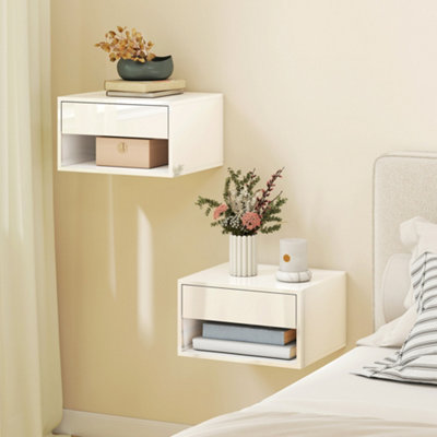 Floating Nightstand Set Of 2null