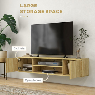 60 floating tv deals stand