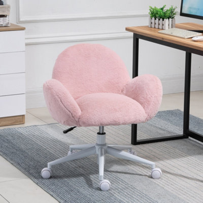 Hot pink office discount chair with arms