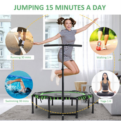 Foldable trampoline with handle hotsell