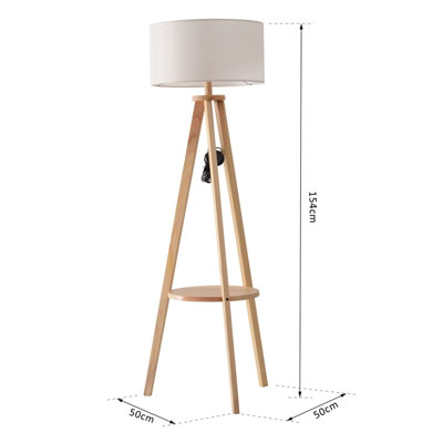 Kmart linen look tripod deals floor lamp