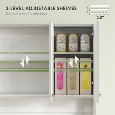 homcom-freestanding-kitchen-cupboard-storage-cabinet-with-doors-white
