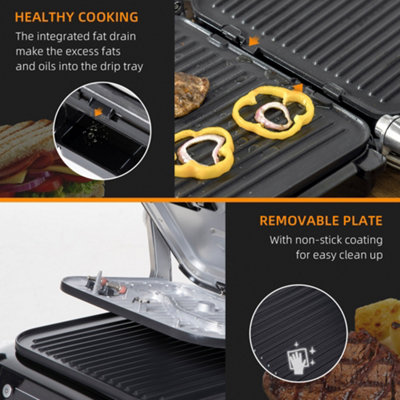 Contact Grill, Intelligent Electric Grill 2100 W