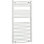 HOMCOM Heated Towel Rail, Hydronic Bathroom Ladder Radiator 600mm x 1200mm White