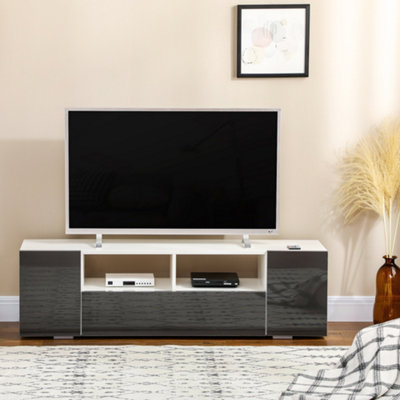 High tv clearance stand with storage