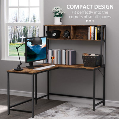 L shaped deals compact desk