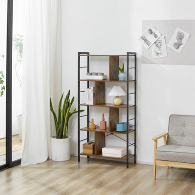 https://media.diy.com/is/image/KingfisherDigital/homcom-industrial-storage-shelf-bookcase-closet-floor-standing-display-rack~5056534507329_01c_MP?$MOB_PREV$&$width=618&$height=618