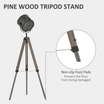 Spotlight style shop floor lamp