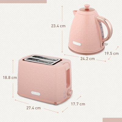HOMCOM Kettle and Toaster Set Kettle Slice Toaster Set