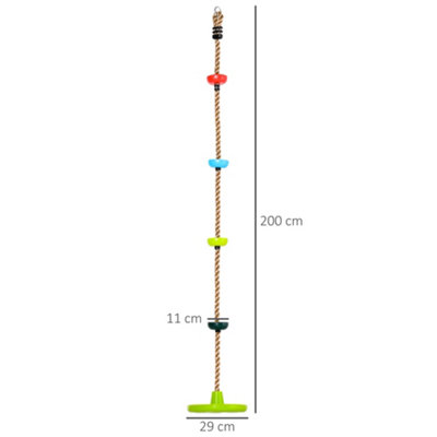 2in1 Swings Set: Disk rope swing + Rope ladder