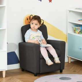 HOMCOM Kids Armchair Children Recliner Sofa Lounger Chair w/ Footrest