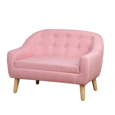 Pink kids outlet couch