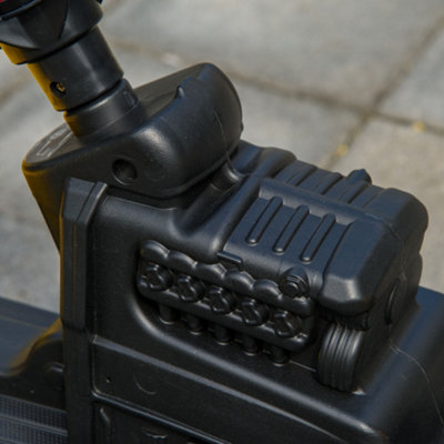 HOMCOM Kinder-Traktor Ohne Motor – Mit Schaufel, Pedalbetrieben, Für 3–6 Jahre, Traglast 35 Kg, Gelb