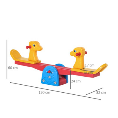 Plastic seesaw hot sale for toddlers