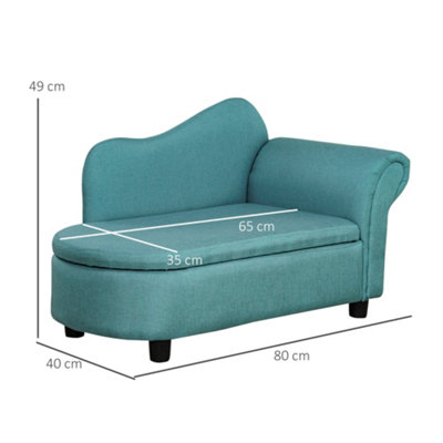 Playroom sofa with discount storage