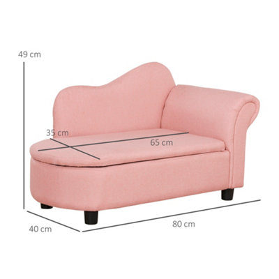 Childrens sofa with clearance storage