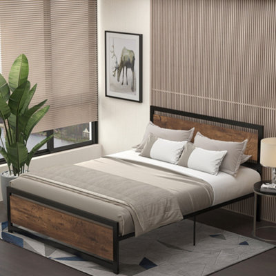 King size bed headboard store and footboard