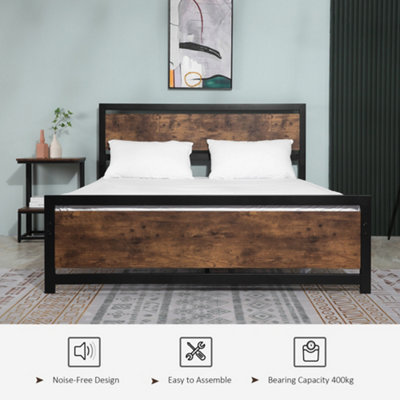 Full size metal headboard and deals footboard