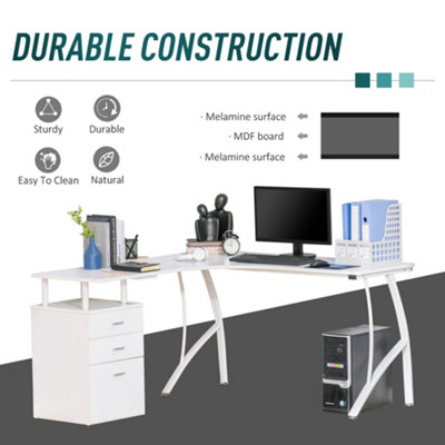 Desktop store corner table