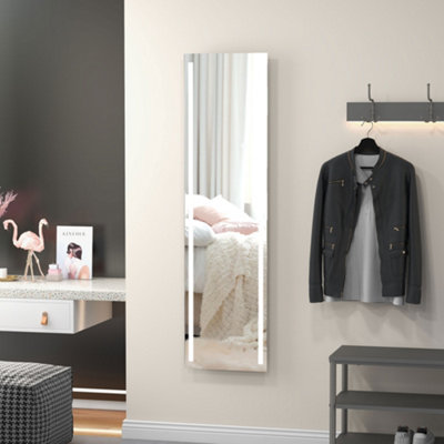 LED Lighted Full Length Mirror Dimmable Full Size Body Mirror
