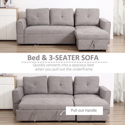 L shape sofa design deals with storage