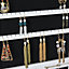 HOMCOM Lockable Jewellery Storage Mirror Armoire Freestanding Adjustable White