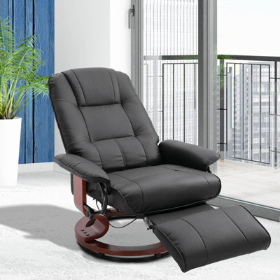 HOMCOM Massage Recliner Chair for Living Room, Push Back Recliner