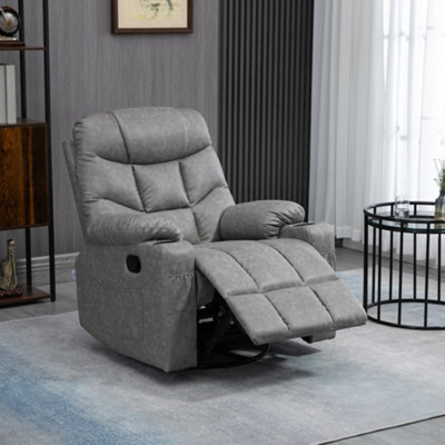 Recliner armchair discount with cup holder