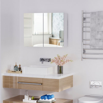 Bathroom mirror cabinet b&q discount