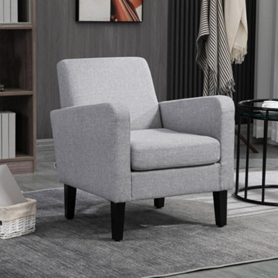 Modern Grey Armchair Bedroom Wood Frame Armchair,Modern Accent