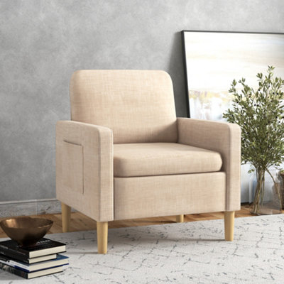 Padded accent online chair