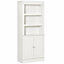 HOMCOM Modern Kitchen Cupboard, Storage Cabinet with Adjustable Shelves, White