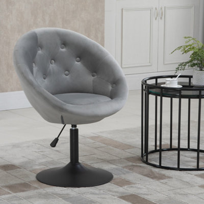 Grey chair best sale for vanity