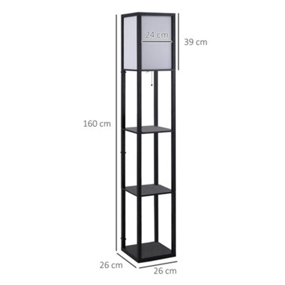 3 shelf deals floor lamp