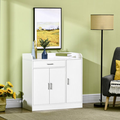 HOMCOM Modern Sideboard with Storage Cabinet, Floor Cupboard with ...