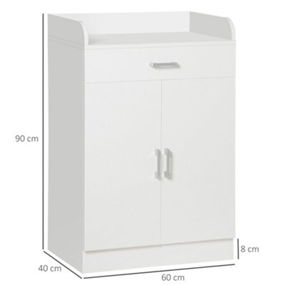 Small floor deals cabinet with doors