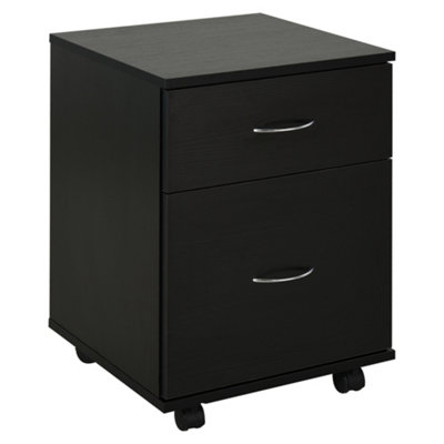 2 Piece Value Pack 4 Drawer And Mobile 2 Drawer File Cabinet In Black - Foto 14